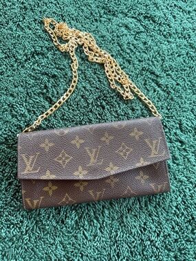 LOUIS VUITTON Monogram Canvas Brown Continental Wallet